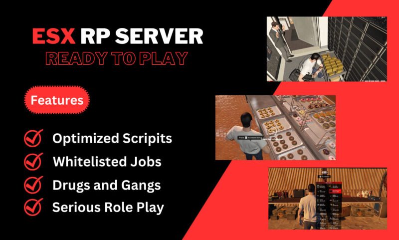 ESX FiveM-Store RolePlay Server [Advanced][Full]