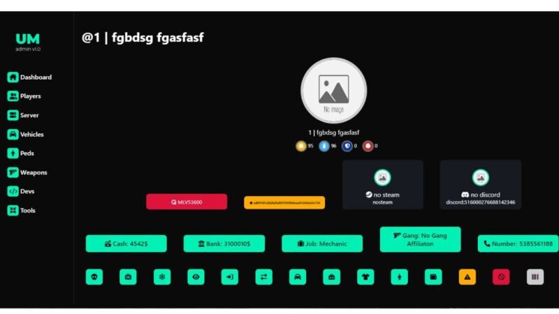 fivem admin menu