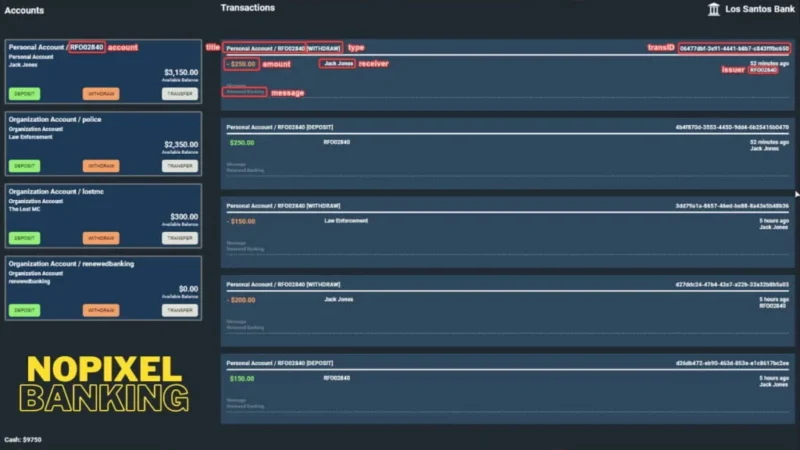 nopixel banking Renewed